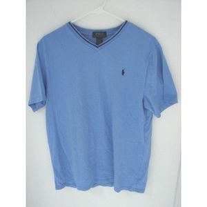 Ralph Lauren Boy's Shirt Blue Black Size XL(18-20)